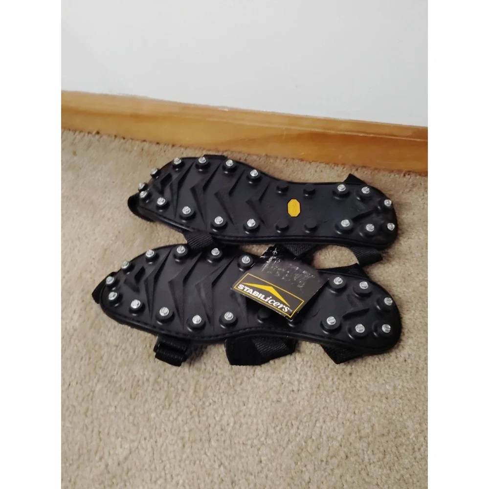 NWT-STABILicers Traction Cleats Overshoes XL Black Ice Hiking Snow Grip‎ Spikes